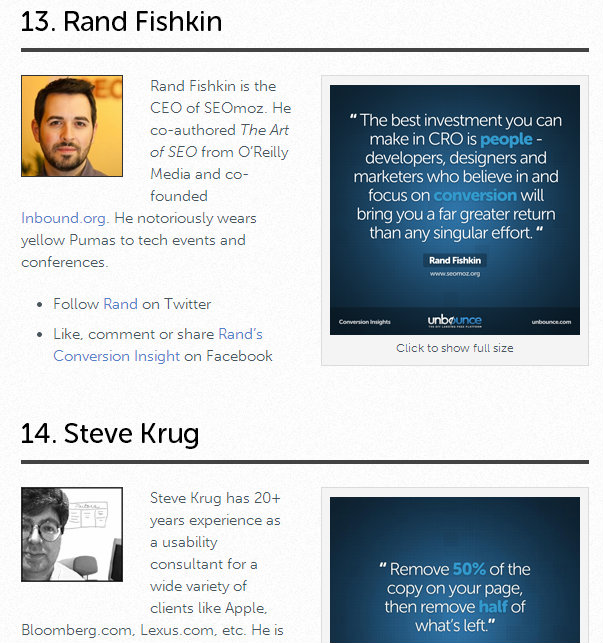 web page conversion and optimization experts for enterprise businesses